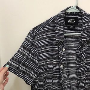 Men’s “Native Youth” Button Down Shirt🌾